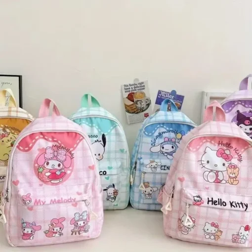 Mochila infantil Sanrio completa HelloKitty Kuromi