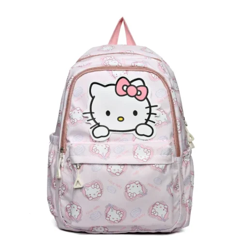 Mochila infantil escolar Sanrio Hello Kitty Kuromi