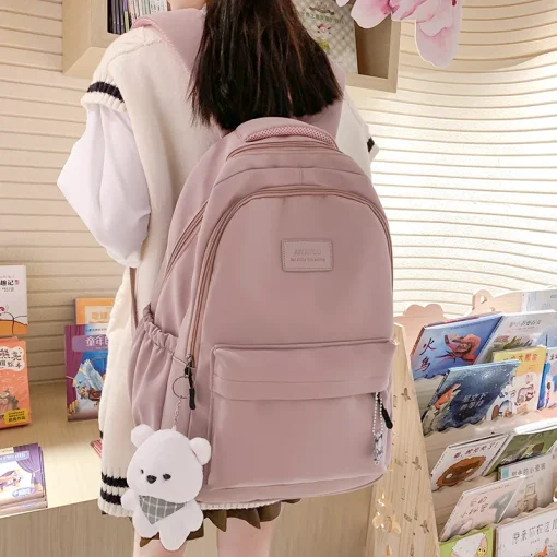 Mochila para Laptop Escolar Feminina Impermeável