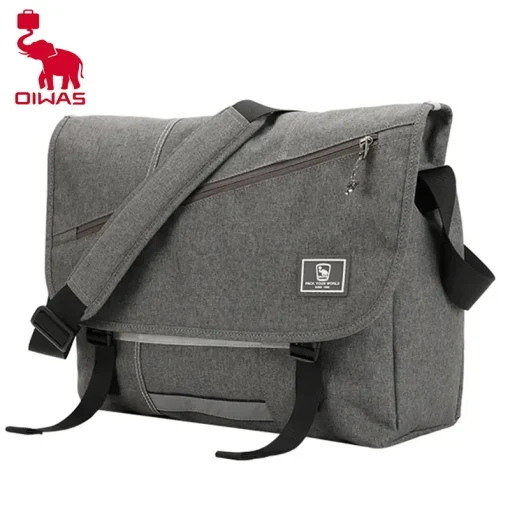 Mochila tiracolo masculina OIWAS 15 pol.