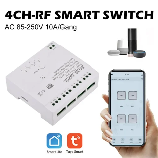 Módulo Chave Motor Wifi Inteligente Tuya 5V 12V 32V 220V