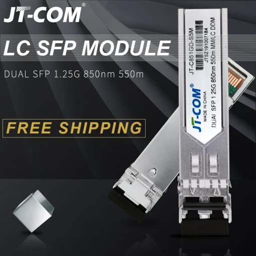 Módulo Transceptor SFP 1Gb Mini Gbic 850nm 550m Fibra Gigabit SM LC DDM