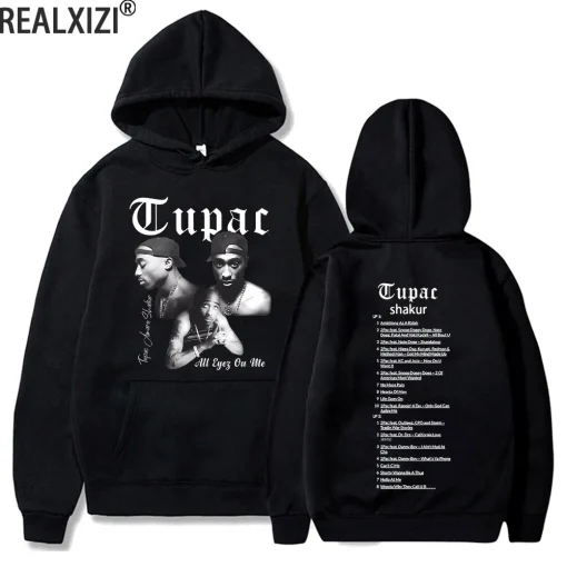 Moletom com capuz do Tupac