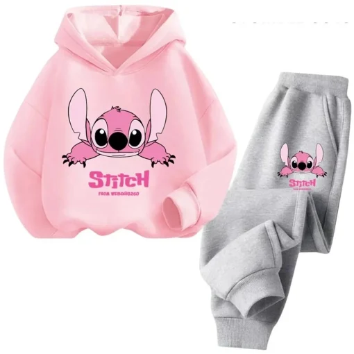 Moletons infantis Stitch Kawaii