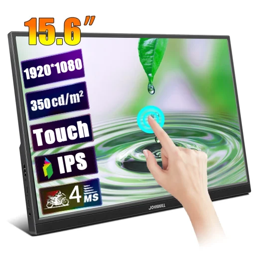 Monitor Computador 15.6 Portátil HD IPS Touchscreen