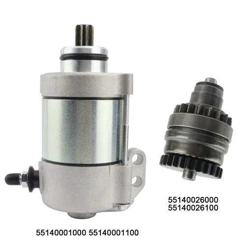 Motor de Partida 410W e Conjunto Bendix