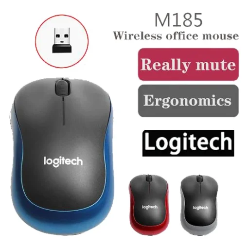 Mouse Sem Fio Logitech M185 2.4Ghz USB