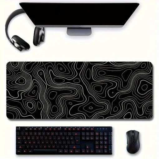 Mousepad grande sem movimento para mouse e teclado