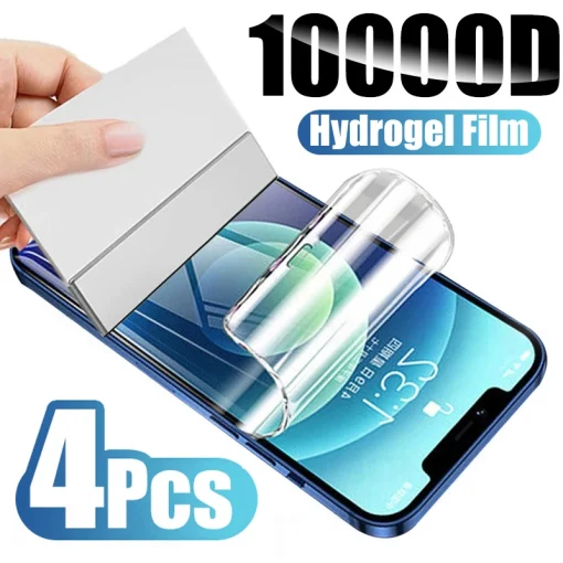 Película Hidrogel 4 Peças para iPhone