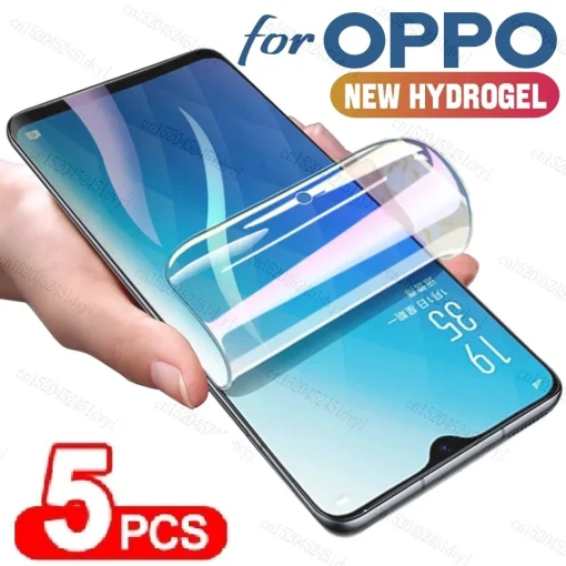 Película Hidrogel Cobertura Total 5Pcs OPPO