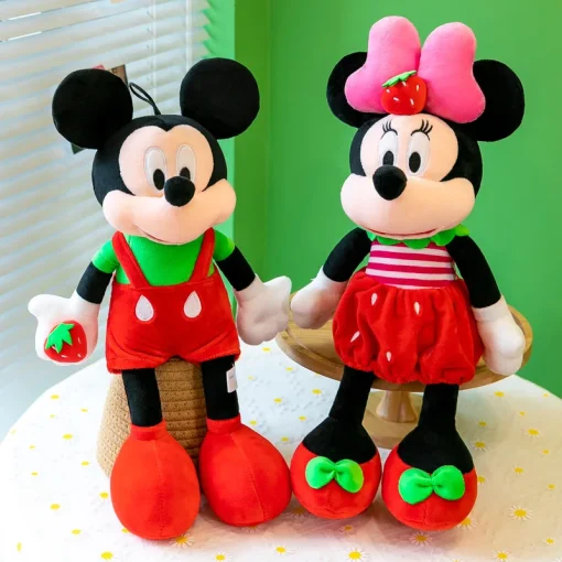 Peluches fofos da Disney Mickey Minnie boneca