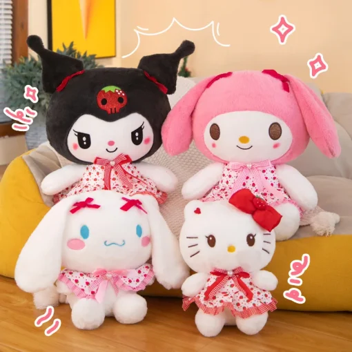 Pelúcia Sanrio Kuromi Hello Kitty My Melody Cinnamoroll