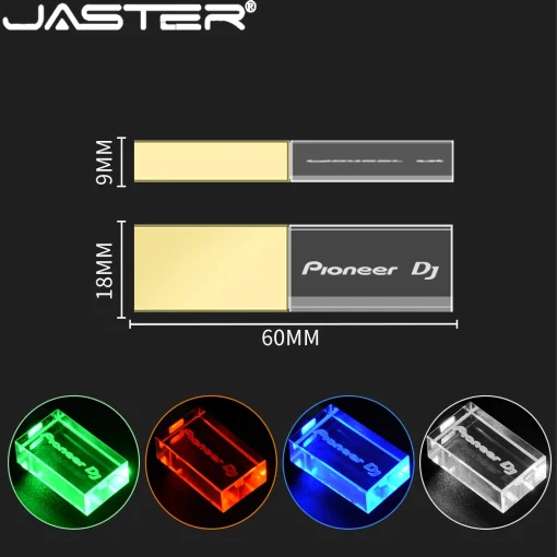 Pendrive USB JASTER Pioneer DJ Crystal 128GB 64GB 32GB