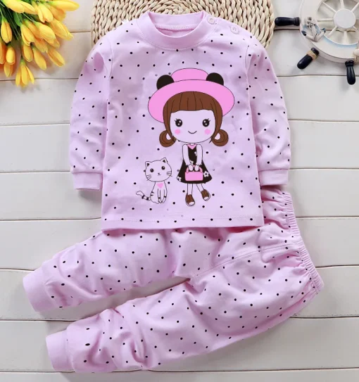 Pijamas outono-inverno p meninos e meninas