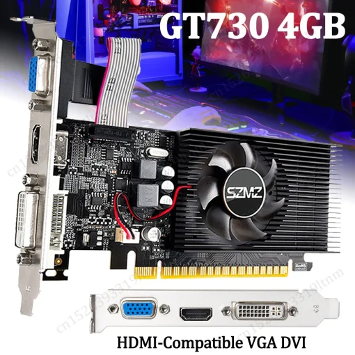 Placa de Vídeo GT730 4GB DDR3