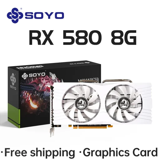 Placa de Vídeo SOYO AMD Radeon RX580 8G