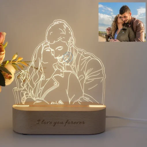 Presente Foto Lembrança 3D Personalizada