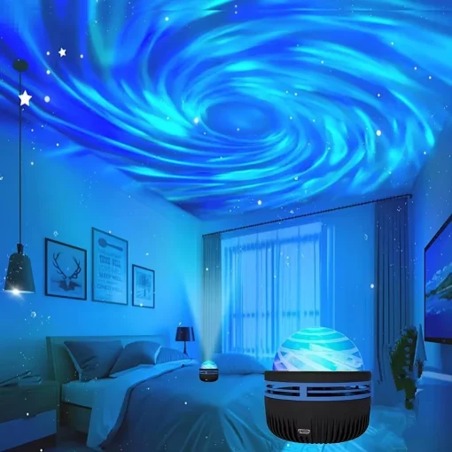 Projetor Galaxy LED colorido para quarto