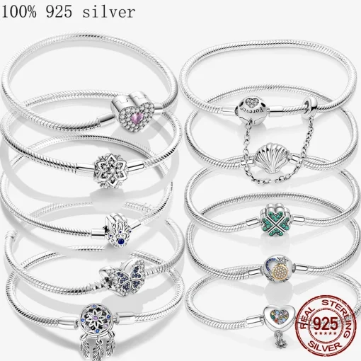 Promoção pulseira Love em prata esterlina 925 com zircônia pavé