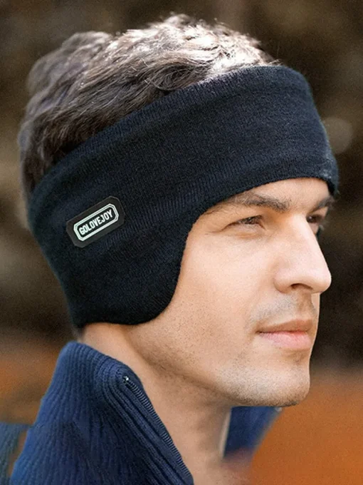 Protetores auriculares de inverno acolchoados e espessos para homens