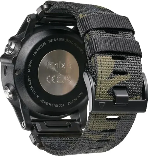 Pulseira 22 26mm nylon militar para GARMIN