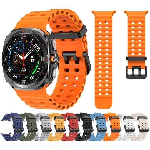 Pulseira Esportiva de Silicone para Galaxy Watch Ultra