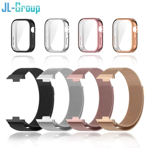 Pulseira Metal Huawei Watch Fit 3 c Capa TPU