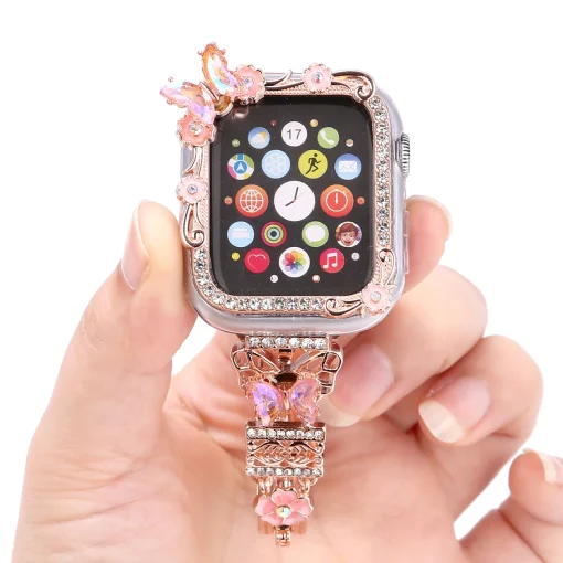 Pulseira de Luxo Feminina para Apple Watch