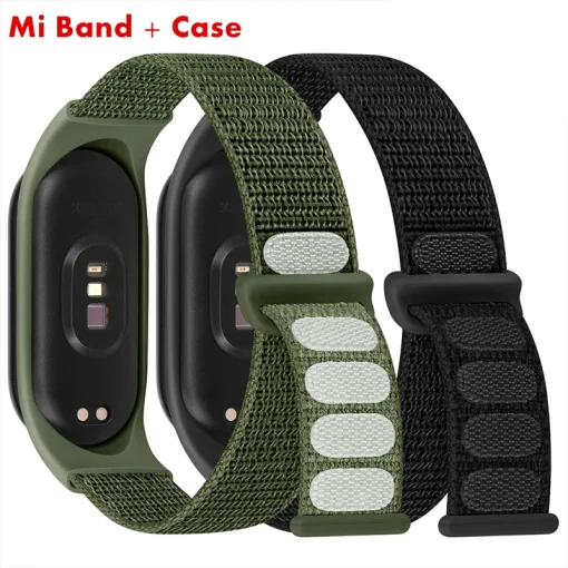 Pulseira de Nylon Mi band 4 5 6