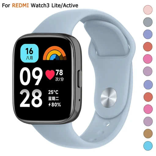 Pulseira de Silicone para Redmi Watch 3 Lite