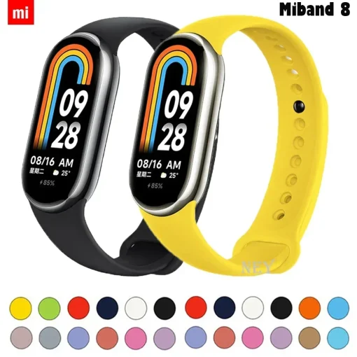 Pulseira de Silicone para Xiaomi Mi Band 8-8 NFC