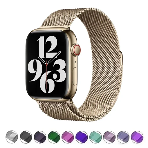 Pulseira de malha milanesa para Apple Watch