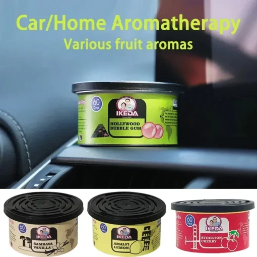 Purificador de Ar de Carro 12 aromas Lata Orgânica