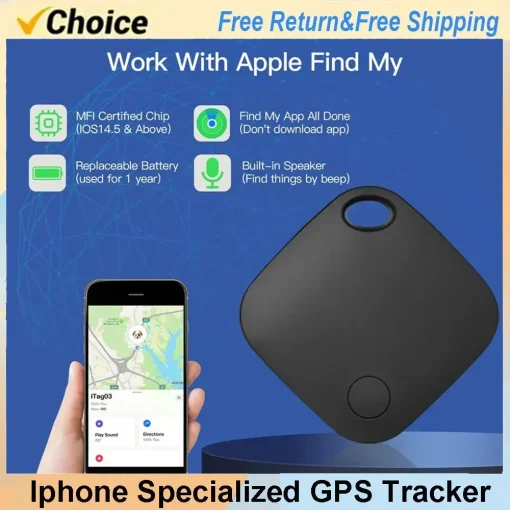 Rastreador GPS Inteligente para Apple Find My Itag