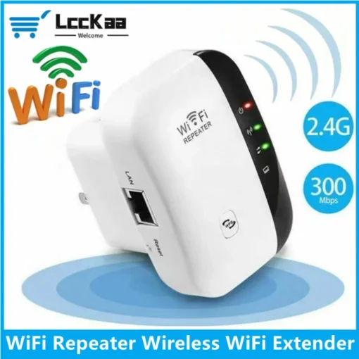 Repetidor Wi-Fi sem fios LccKaa 300Mbps