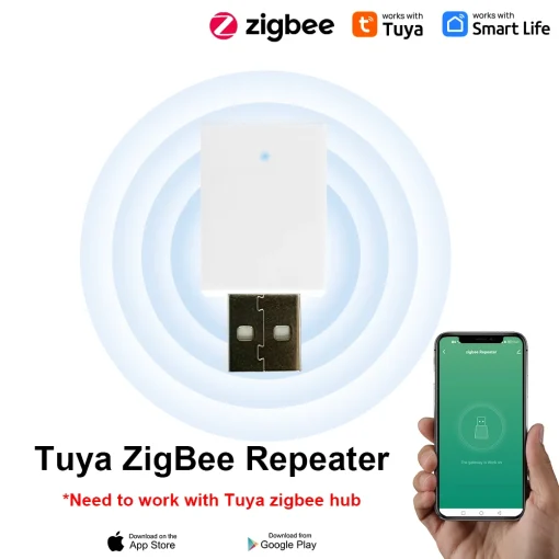 Repetidor de Sinal USB Tuya ZigBee