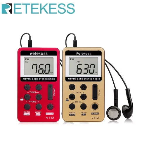 Retekess V112 Rádio Portátil FMAM