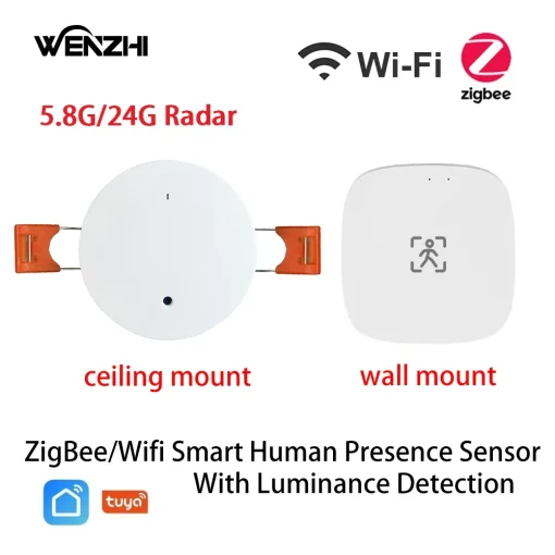 Sensor De Movimento Presença ZigBee Wifi MmWave