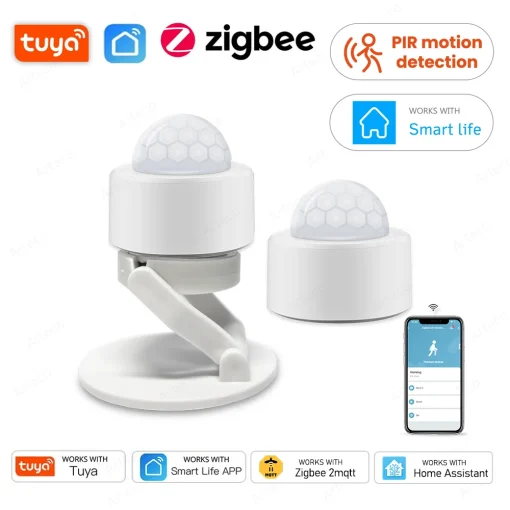 Sensor Inteligente de Movimento Zigbee Tuya PIR