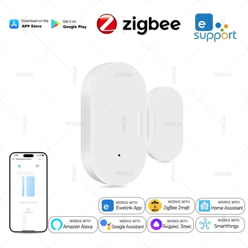 Sensor Magnético Inteligente Zigbee Porta e Janela