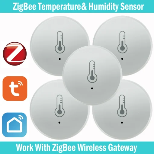 Sensor de Umidade e Temperatura Tuya Zigbee