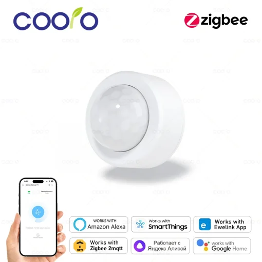 Sensor de movimento PIR Mini Zigbee