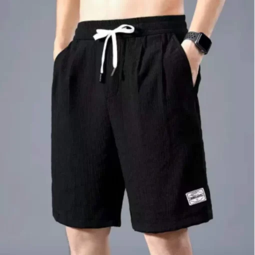 Shorts de verão masculinos finos e casuais