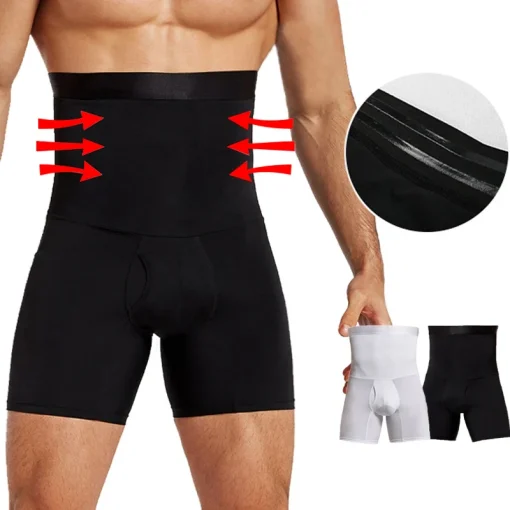 Shorts masculinos para controle de barriga