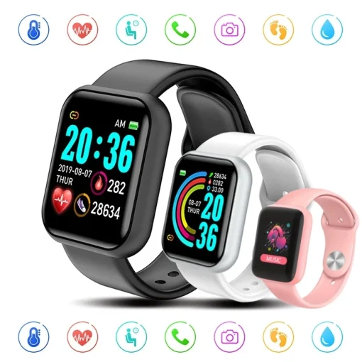 Smartwatch com Pulseira Fitness