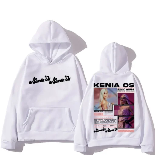 Suéter Feminino Estampado de Lã com Capuz Kenia Os