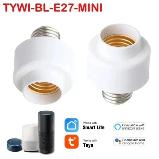 Suporte E27 para Lâmpada Inteligente WiFi Tuya