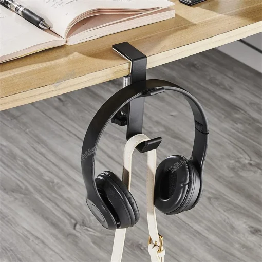 Suporte ajustável para headset de mesa