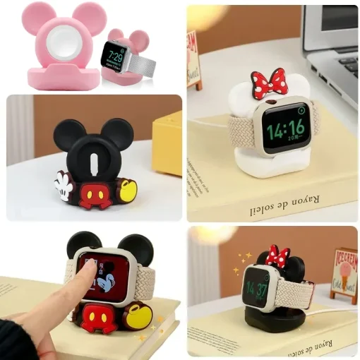 Suporte carregador Mickey Mouse + Base Minnie