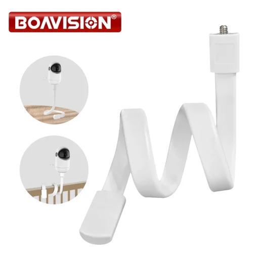 Suporte pCâmera Bebê Flexível Silicone Branco